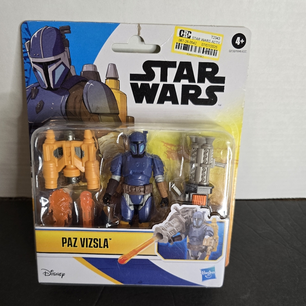 Star Wars Epic Hero Series PAZ VIZSLA Deluxe 4” Action Figure Hasbro Disney NEW